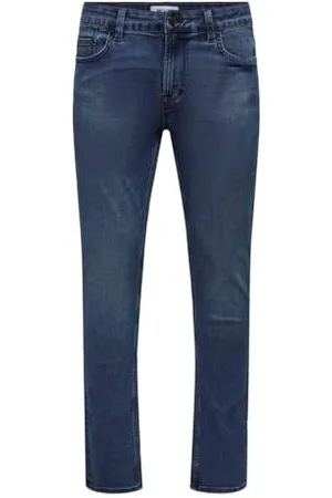 Only & Sons Herren Onsloom Slim Blue Black 6454 Jeans Vd, , 28W / 30L