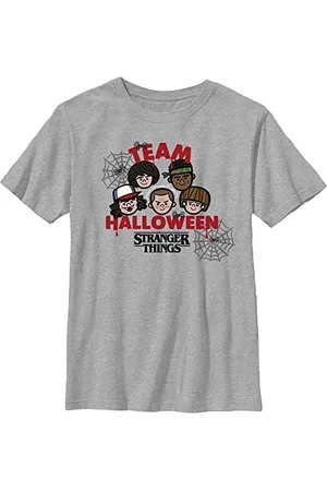 Stranger Things Unisex Kinder Team Halloween Short Sleeve T-shirt, , Einheitsgröße
