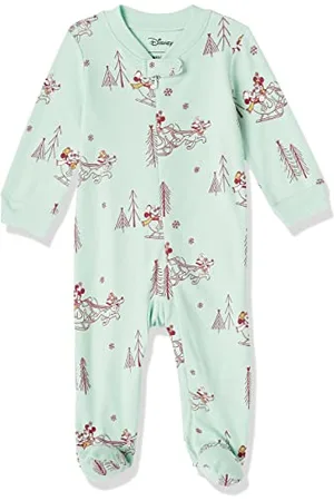 Amazon Disney | Marvel | Star Wars Unisex Baby Eng anliegender Pyjama aus Baumwolle mit Fuß, , 3-6 Monate