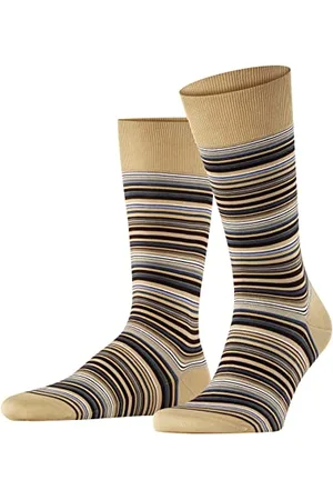 Falke Herren Socken Microblock M So Baumwolle gemustert 1 Paar, , 43-44