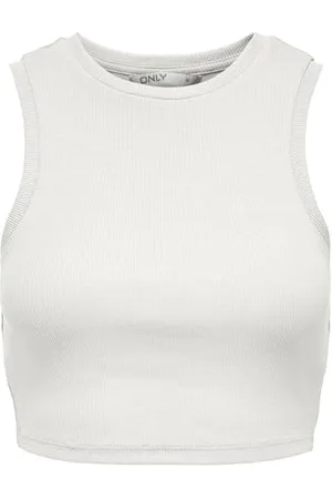 ONLY Onlvilma S/L Cropped Tank Top JRS Noos