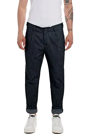 Replay Herren Hose mit Stretch, (Blau), 30W / 32L