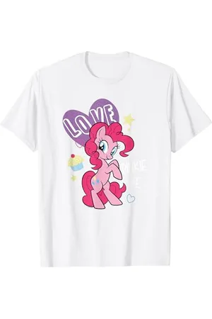 My Little Pony : Friendship Is Magic Love Pinkie Pie Logo T-Shirt