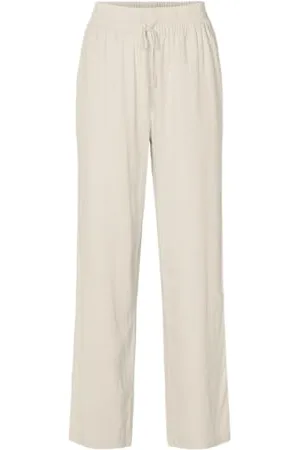 SELECTED A/S Damen Slfviva-gulia Hw Long Linen Pant Noos Hosen, , 38 EU