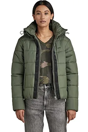 G-Star RAW Damen Meefic Hooded Quilted Jacke