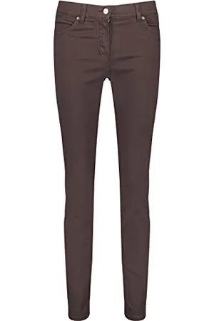 Gerry Weber Damen Best4me Skinny Freizeithose, Braun, 36 EU
