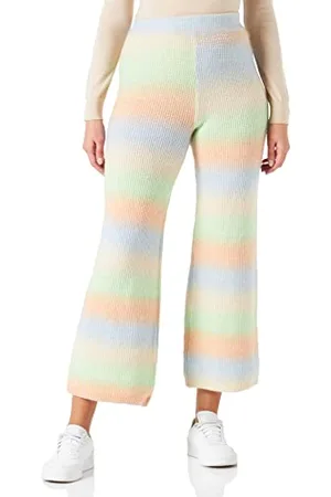 Pieces® PCNAHLA HW Wide ANK Knit Pants BC