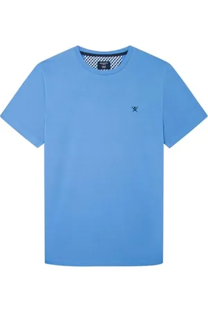 Hackett Herren Swim Trim 3D Box T-Shirt, Blau (Marina), XS