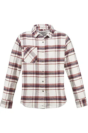 Dolomite Damen Camisa WS Flanell Check Businesshemd, , XXL