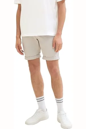 TOM TAILOR Herren Slim Chino Bermuda Shorts mit Stretch, , S