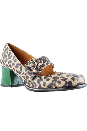 Chie Mihara Damen MIKO38 Pump, Brown, Sand, Green, 38 EU