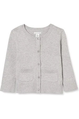 Amazon Mädchen Uniform-Cardigan mit schmaler Passform, , 6-7 Jahre