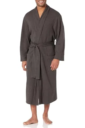 Amazon Herren Leichter Waffelpiqué-Bademantel (erhältlich in Big & Tall), , M-L