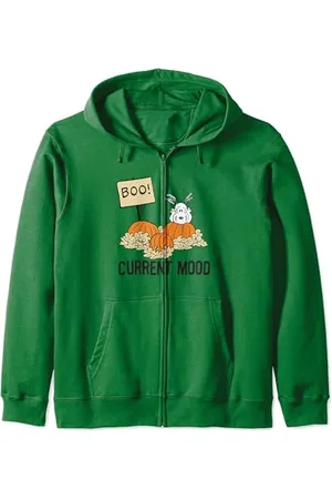 Peanuts Halloween Boo Stimmung Kapuzenjacke