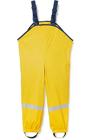 Playshoes Matschhose Regenlatzhose Fleece-Futter Unisex Kinder Wind- und wasserdichte Regenhose Regenbekleidung, , 80