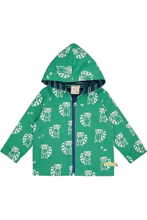 loud + proud Wasserabweisende Jacke aus Biobaumwolle mit Druck, GOTS zertifiziert