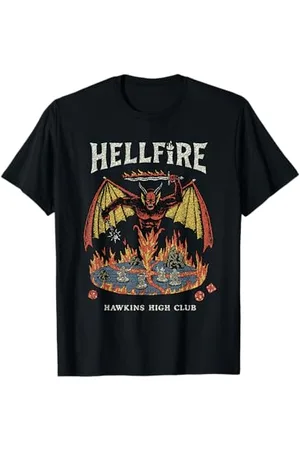 Stranger Things Vintage Hawkins High Hellfire T-Shirt