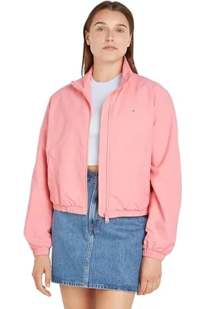 Tommy Hilfiger Damen Jacke Windbreaker Übergangsjacke, (Tickled Pink), XXS