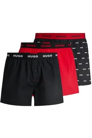 HUGO BOSS Woven Boxer Triplet