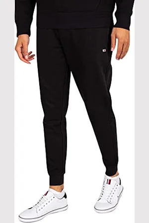 Tommy Hilfiger Tjm Slim Fleece Sweatpant Jogginghosen, Herren, (Black), Xxl