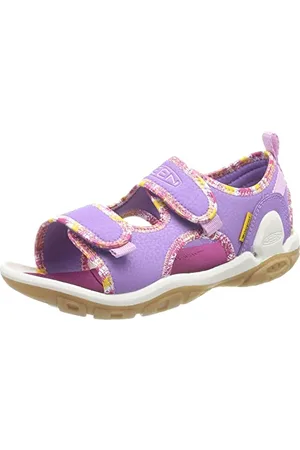 Keen Knotch Creek Open Toe Sandale, English Lavender/Festival Fuchsia, 29 EU