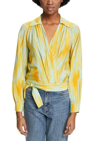 ESPRIT Damen 034ee1f309 Bluse, Citrus Green, XL EU