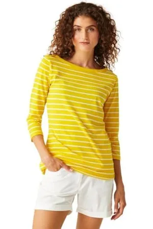 Regatta Damen Bayletta Oberteil mit 3/4-Ärmeln T-Shirt, , 42