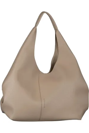 TOM TAILOR Olena Damen Hobo Bag Schultertasche Mittelgroß Beige