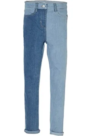 QS by s.Oliver Mädchen Hose Lang Treggings Pants, Light Blue, 170 EU