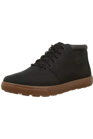 Timberland Herren Ashwood Park Wp Leather Chukka Sneaker, Black, 40 EU Weit