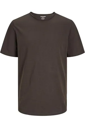 JACK & JONES JACK&JONES Basic T-Shirt Rundhals Kurzarm Jersey Baumwolle Shirt Regular Fit JJEBASHER, ,XL