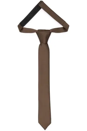 Ladeheid Kinder Krawatte für Jungen - Eleganter matter Look, Vorgebunden mit einem Klettverschluß, Perfekt für besondere Anlässe - Stilvolle Ansteckkrawatte TKM (31cm x 4cm, )