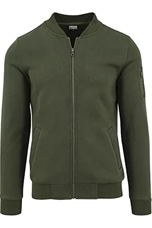 Urban classics Herren Sweat Bomber Jacket Jacke, , Small