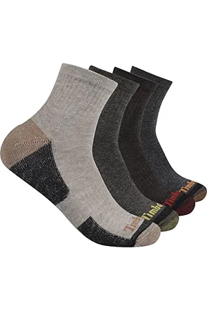 Timberland Herren 4er-Pack halbgepolsterte Viertelsocken Quarter Socken, , Einheitsgre