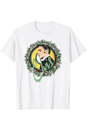 Elvis Presley Offizieller Elvis Weihnachtskranz T-Shirt