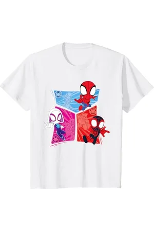 Marvel Kinder Spidey and His Amazing Friends Heroes and Foes T-Shirt
