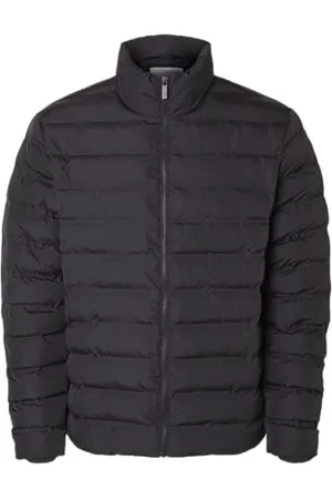 SELECTED Herren Slhbarry Quilted Jacket Noos Steppjacke, Black, l
