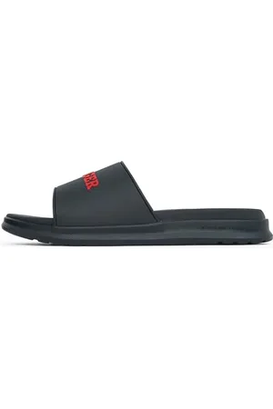 Tommy Hilfiger Herren Badeschuhe Dual Density Pool Slide mit Logo, Blau (Desert Sky), 46