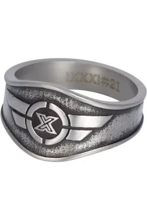 Ixxxi Men Herrenring Bentley Antiksilber | 23mm