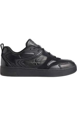 Calvin Klein Herren Cupsole Sneaker Basket Hybrid Schuhe, Schwarz (Triple Black), 44