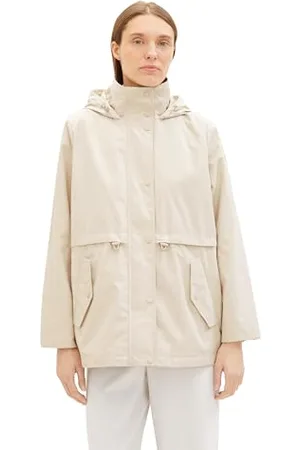 TOM TAILOR Damen Parka Mantel mit Kapuze, , M