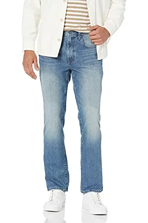 Nautica Herren Vintage Straight Denim Jeans, Sand Wash, 33W / 30L