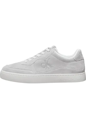 Calvin Klein Jeans Herren Classic Cupsole Iconic SNK YM0YM01094 Turnschuhe, Grau (Formal Grey/Oyster Mushroom), 45.5 EU