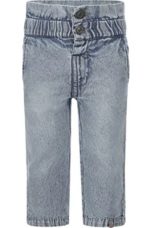 Koko Mädchen Jeans gerade blau