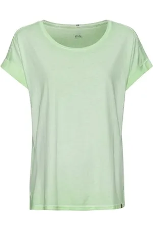 Camel Active Damen T-Shirt aus softem Modal-Baumwollmix Womenswear-XXL