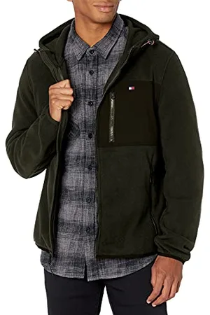 Tommy Hilfiger Herren Hooded Performance Fleece Jacket Jacke, , XXL
