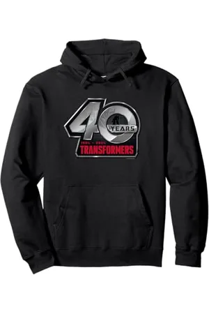 TRANSFORMERS 40th Anniversary Metallic Center Logo Pullover Hoodie