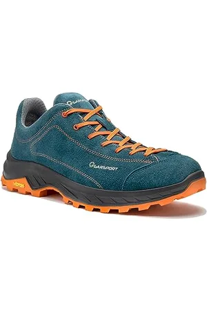 Garsport Herren Rozes Low Trekking Shoe, Blaugrün/Orange, 37 EU
