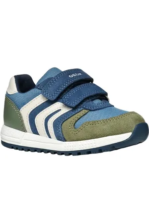 Geox Baby-Jungen B ALBEN Boy A Sneaker, Sage/Avio, 21 EU