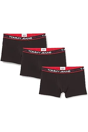 Tommy Hilfiger Tommy Jeans Herren 3er Pack Boxershorts Trunks Unterwäsche, , S